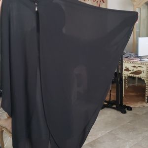 Sheer black cape